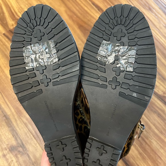 Diane Von Furstenberg Fur wedges NWT - Picture 5 of 7